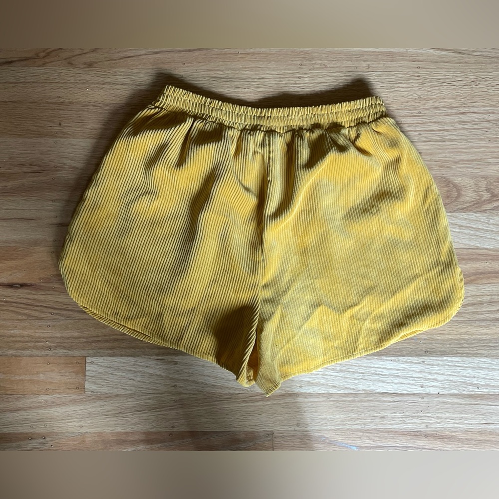 Wild Fable Yellow High Waist Shorts - Picture 2 of 6